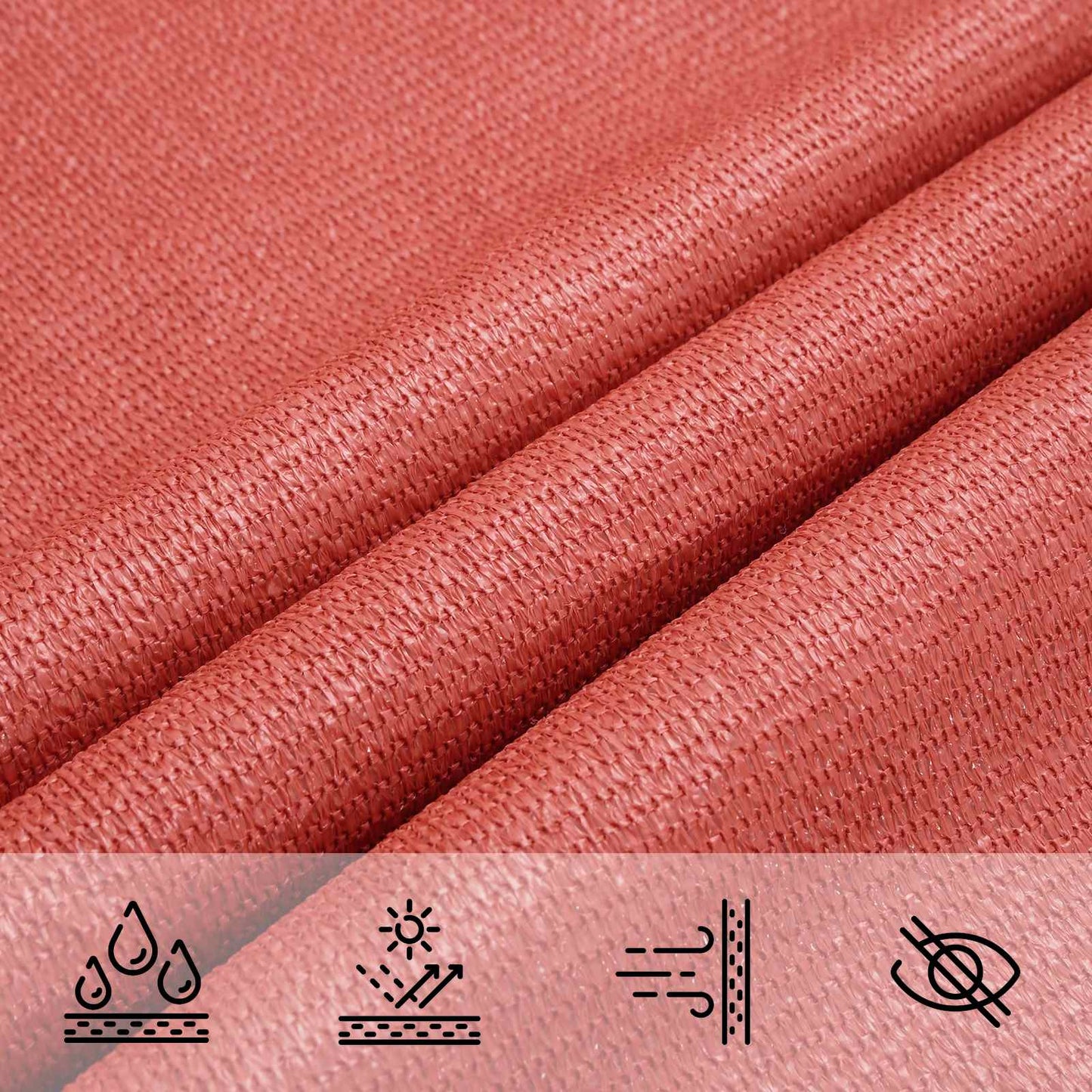 Sunshade Sail Terracotta 2 x 6 m HDPE