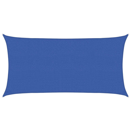 Sunshade Sail Blue 2 x 6 m HDPE