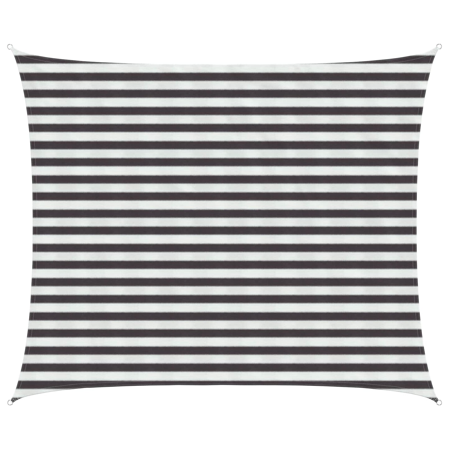 Sunshade Sail Anthracite and White 2.5 x 3.5 m HDPE