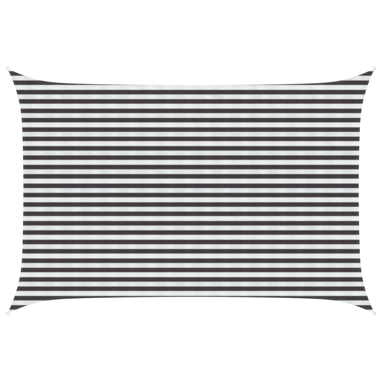 Sunshade Sail Anthracite and White 3 x 4.5 m HDPE