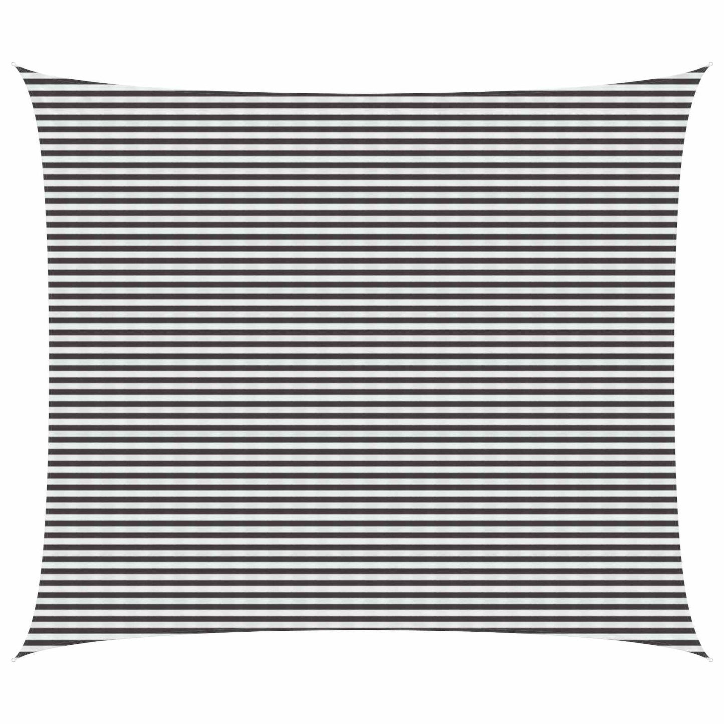 Sunshade Sail Anthracite and White 6 x 7 m HDPE