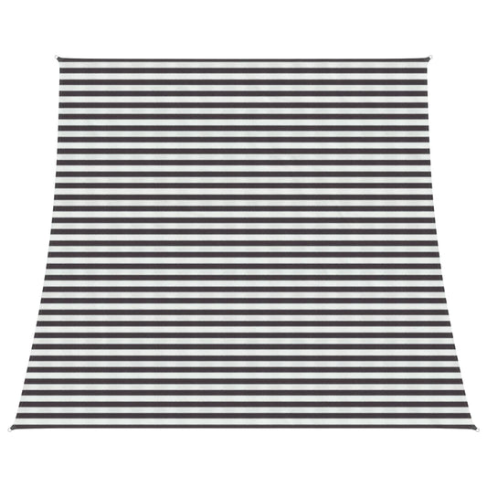 Sunshade Sail Anthracite and White 4 / 5 x 4 m HDPE