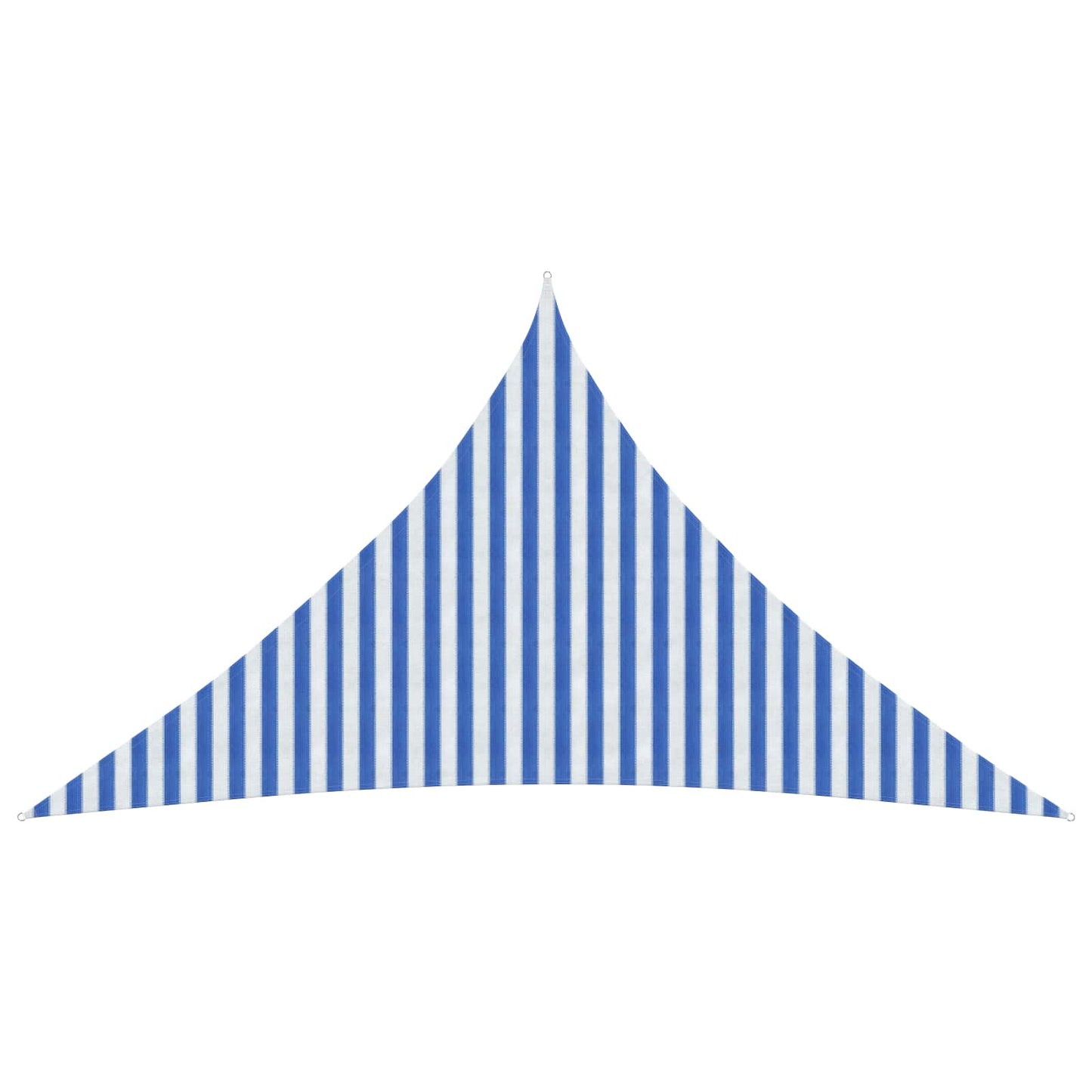 Sunshade Sail Blue and White 5 x 5 x 5 m HDPE