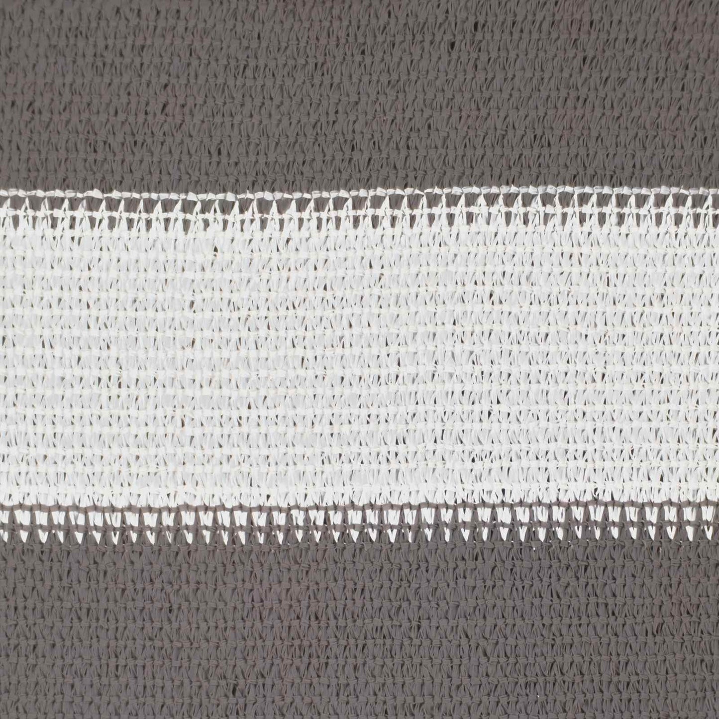 Sunshade Sail Light Grey and White 2 x 2 m HDPE