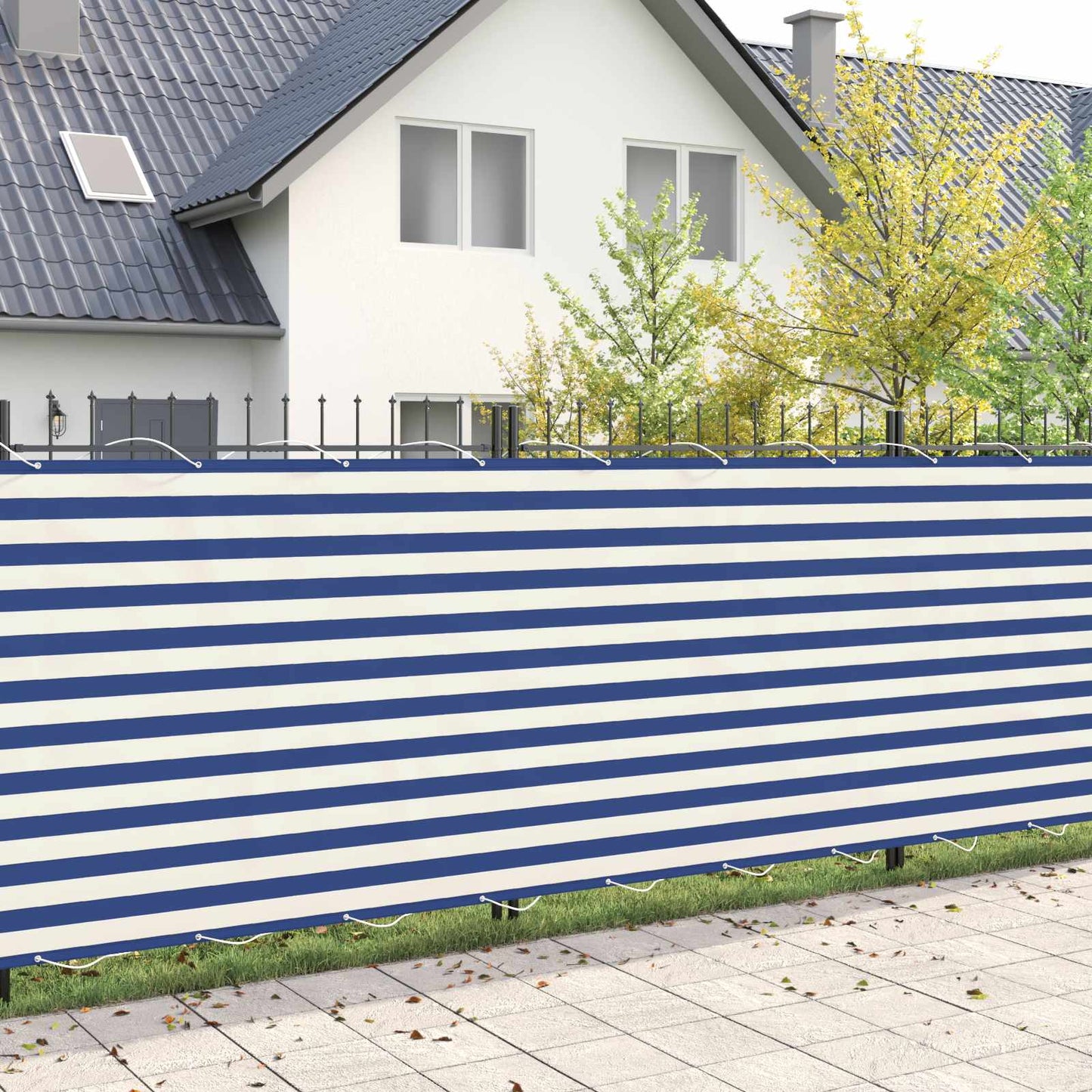 Balcony Privacy Screen 180 x 300 cm Fabric with PU Coated