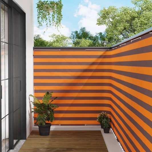 Balcony Privacy Screen 150 x 600 cm Fabric with PU Coated