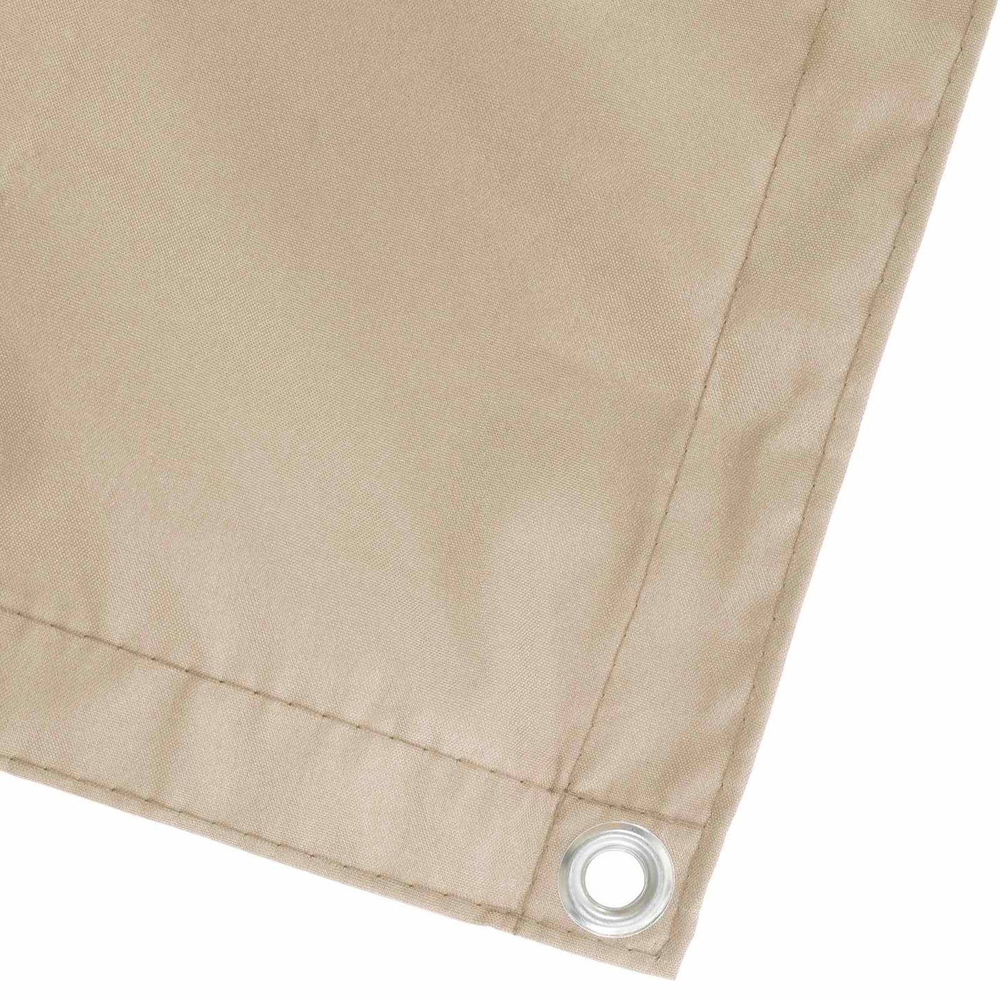 Balcony Privacy Screen 180 x 800 cm Fabric with PU Coated Beige