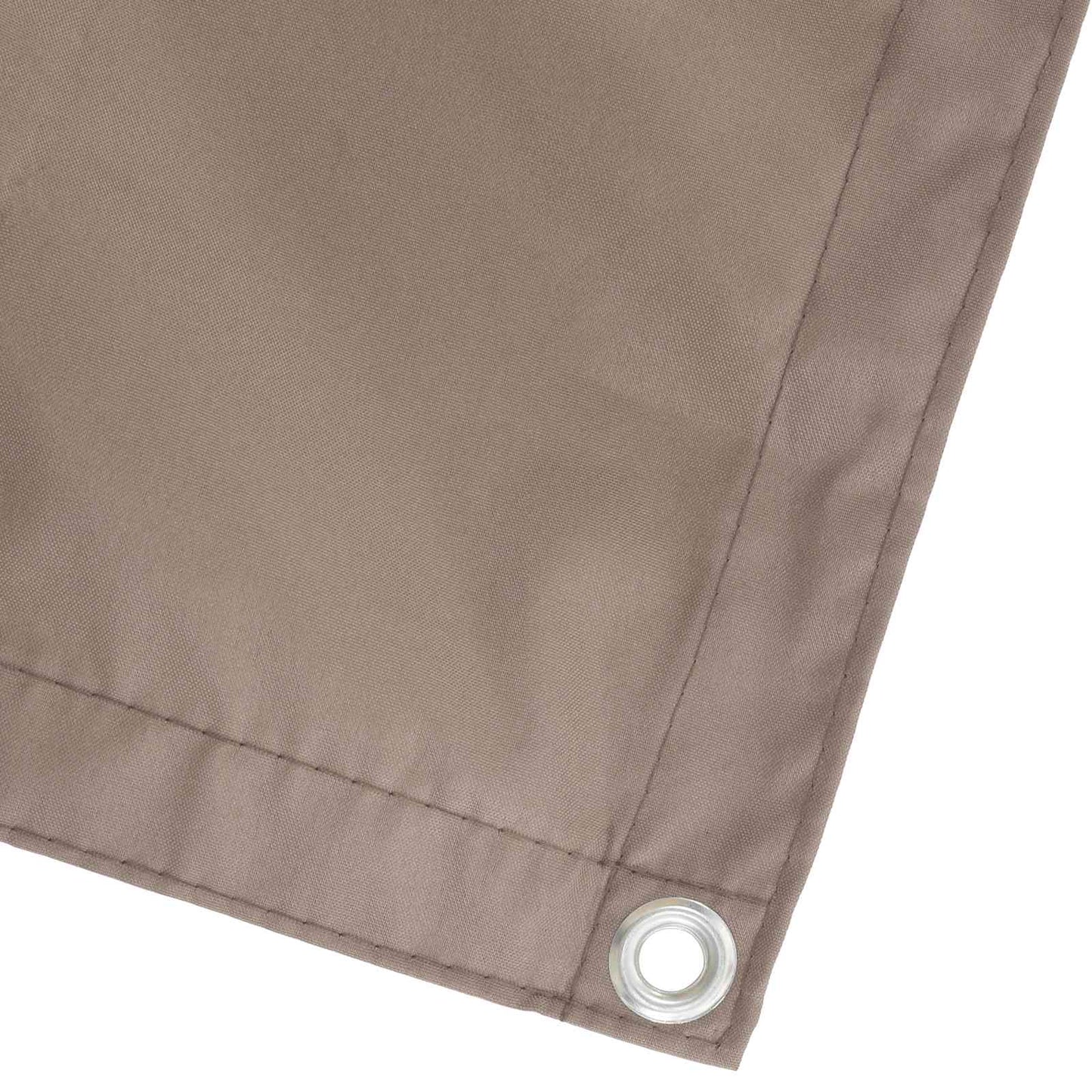 Balcony Privacy Screen 150 x 200 cm Fabric with PU Coated Taupe