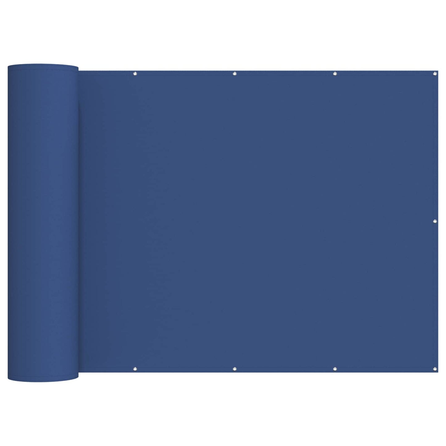 Balcony Privacy Screen 180 x 800 cm Fabric with PU Coated Blue