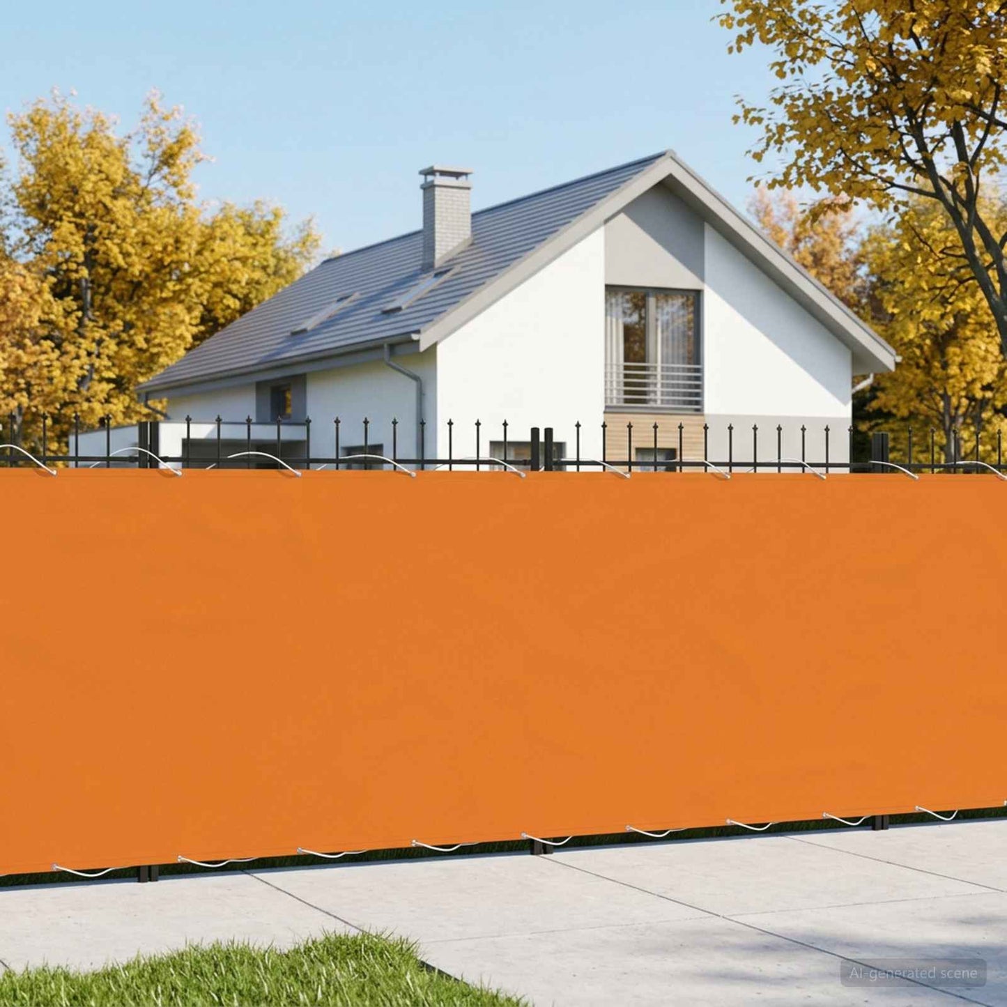 Balcony Privacy Screen 150 x 1000 cm Fabric with PU Coated