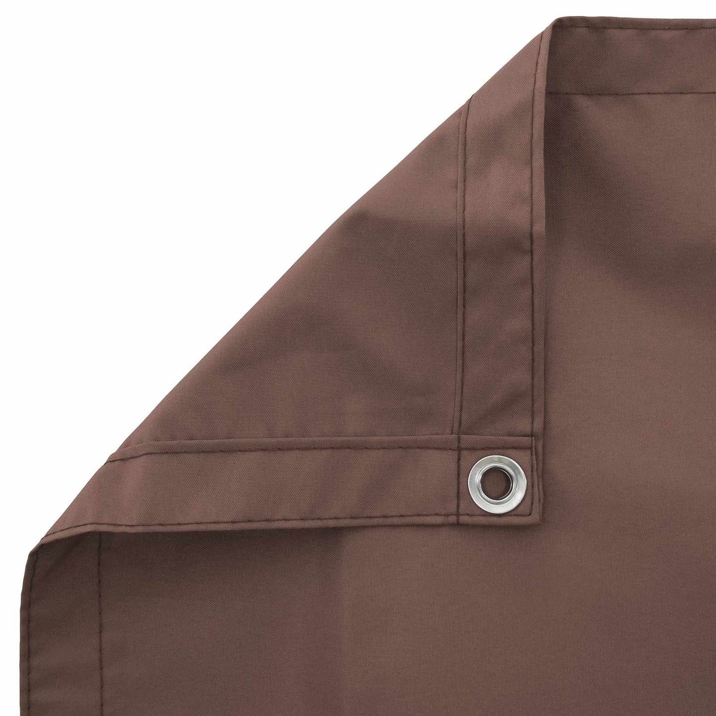 Balcony Privacy Screen 180 x 700 cm Fabric with PU Coated Brown