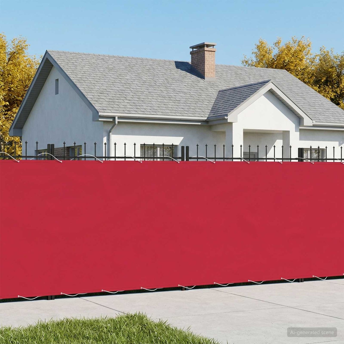 Balcony Privacy Screen 150 x 1000 cm Fabric with PU Coated