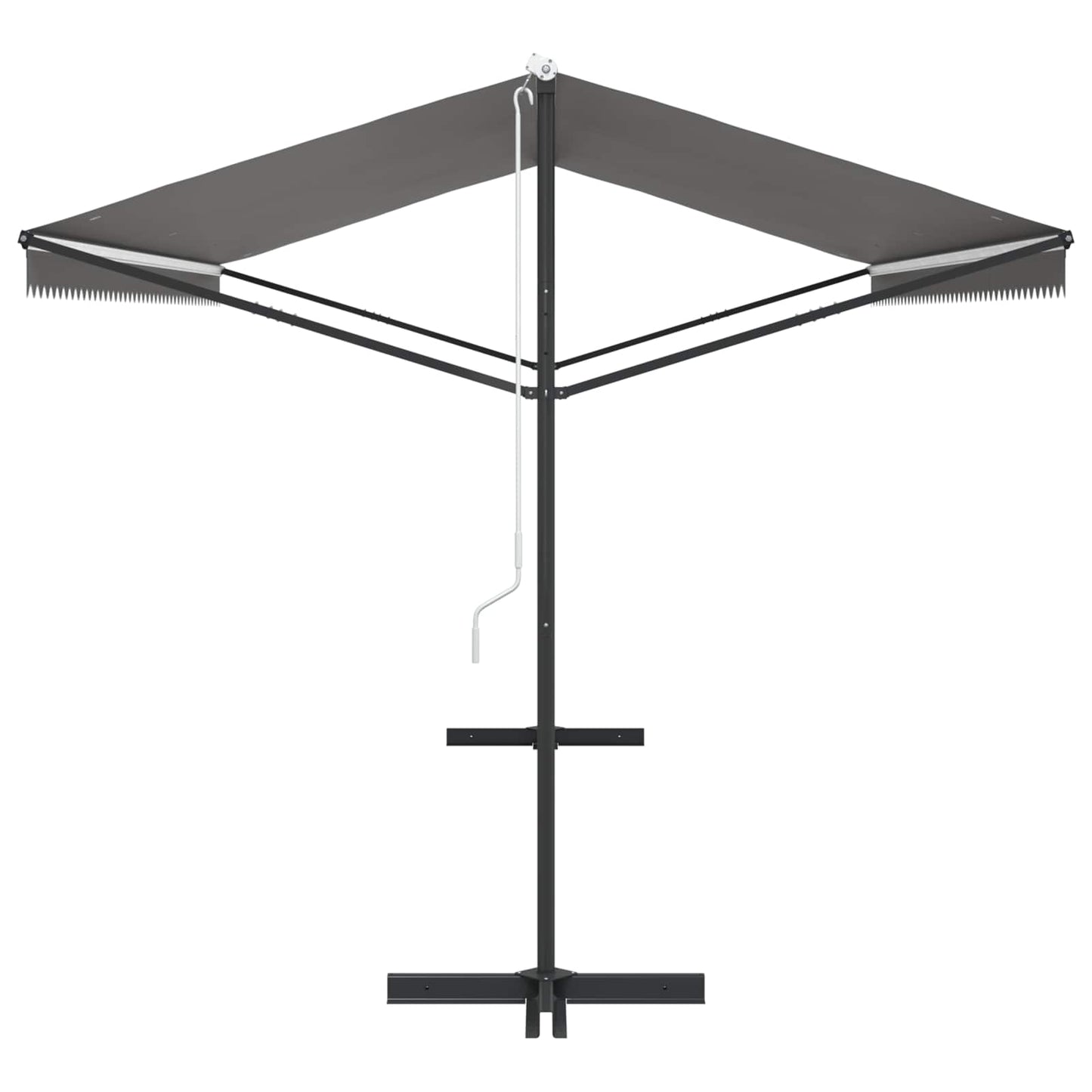 Free Standing Awning Grey 5 x 3 m Polyester