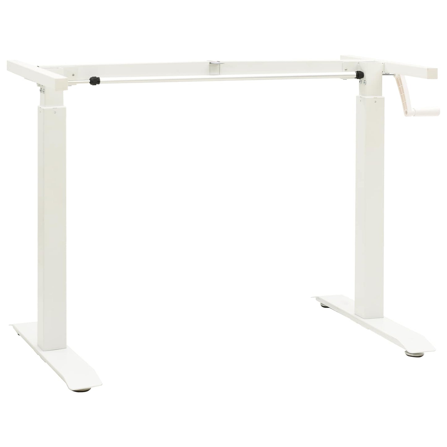 Desk with Storage White and Natural 120 x 60 cm Solid Oak Wood
