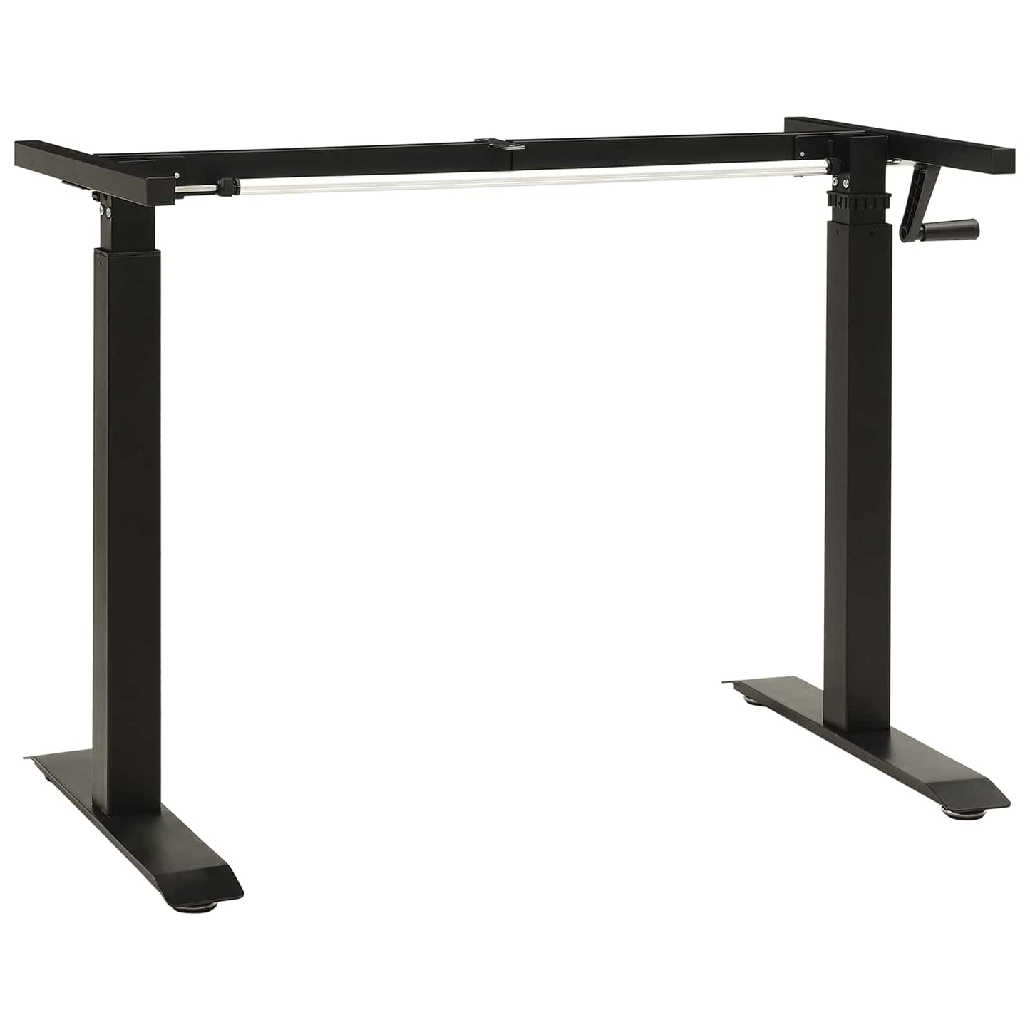Desk with Storage Black and Natural 120 x 60 cm Solid Oak Wood