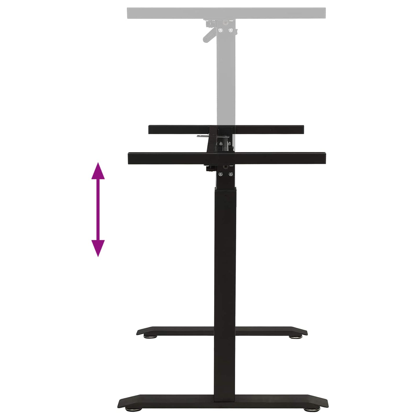 Desk with Storage Black and Natural 140 x 60 cm Solid Oak Wood