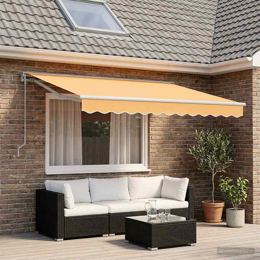 Manual Retractable Awning Sand 3 x 2.5 m