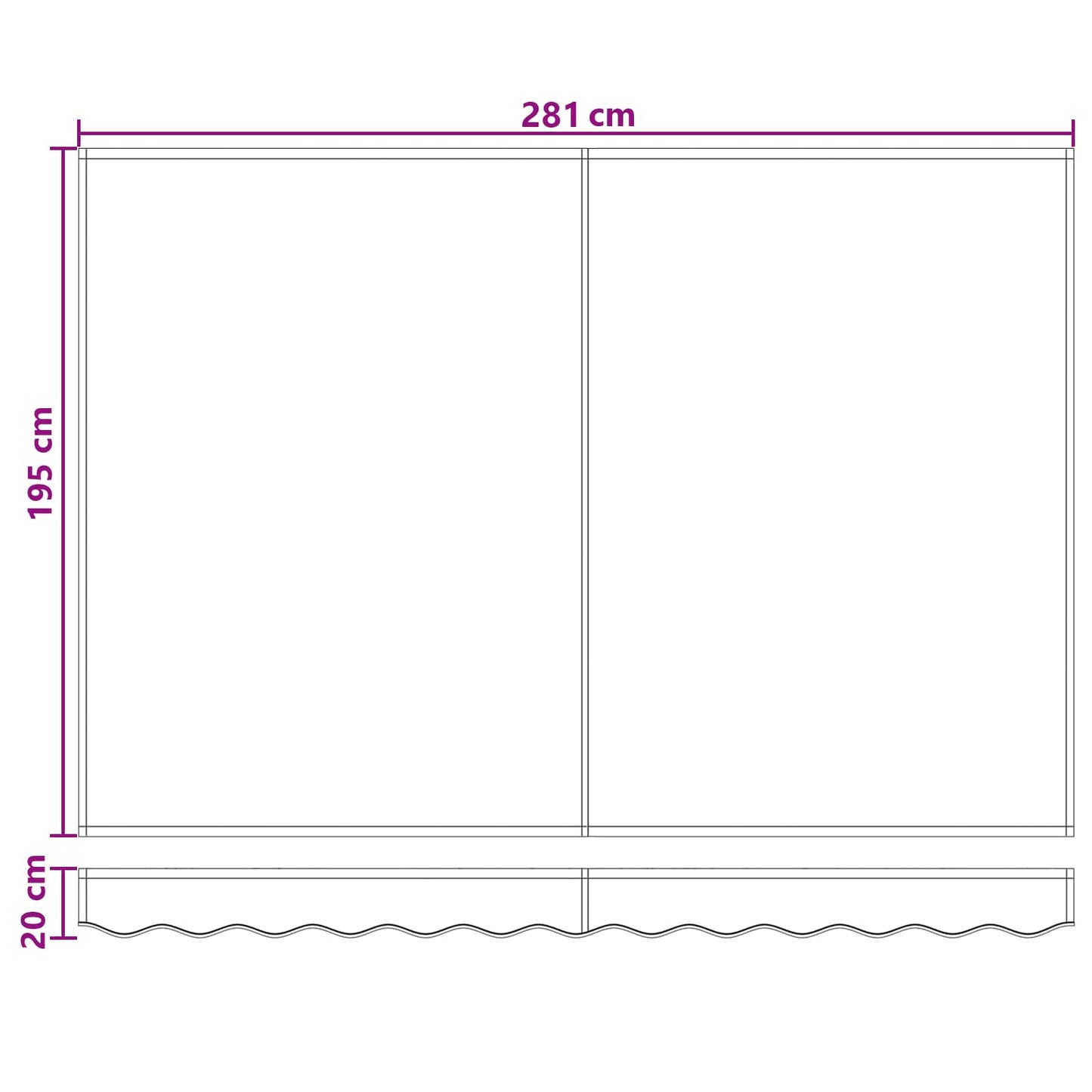 Retractable Awning Taupe 3 x 2 m Polyester and Aluminium