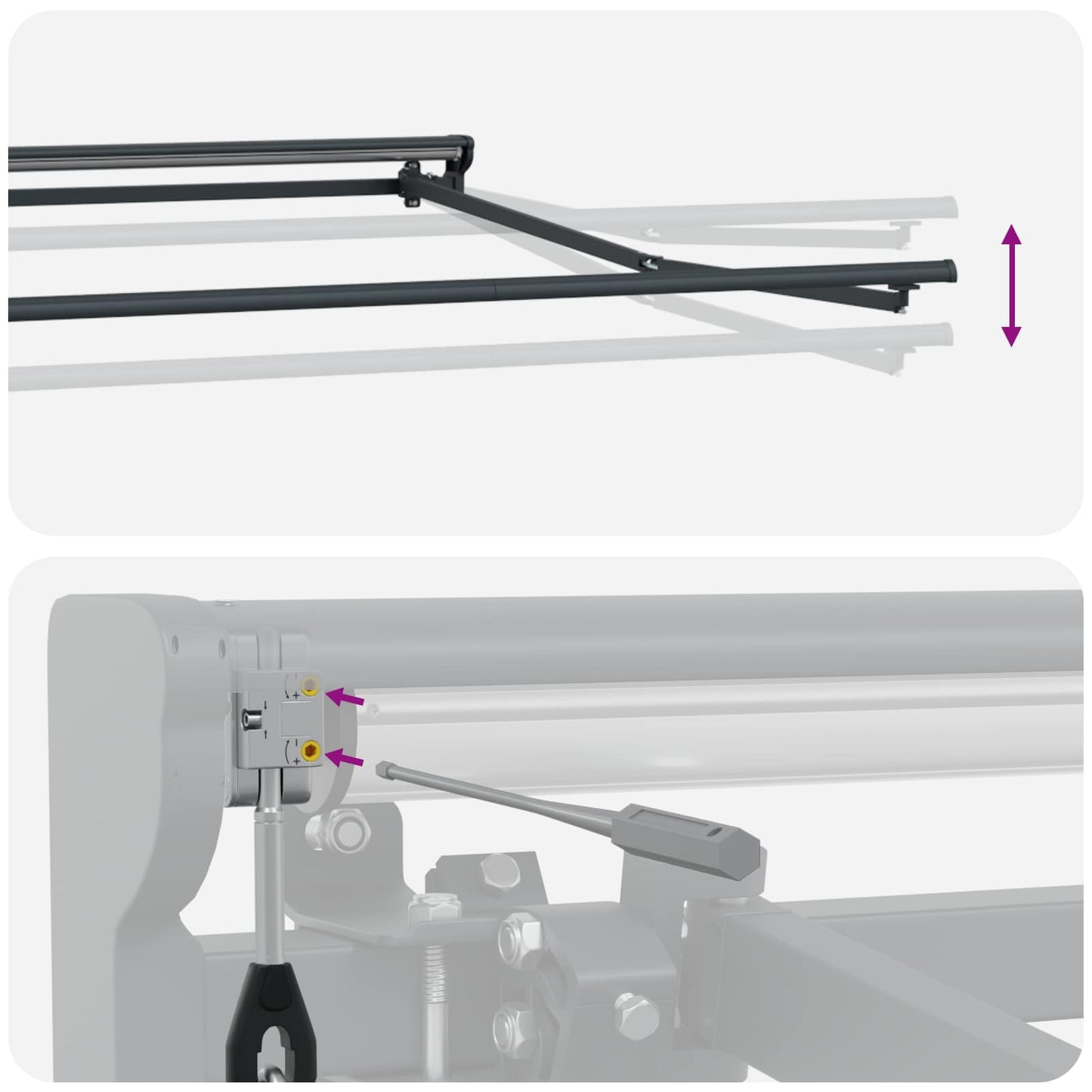 Electric Retractable Awning Sand 3.5 x 2 m