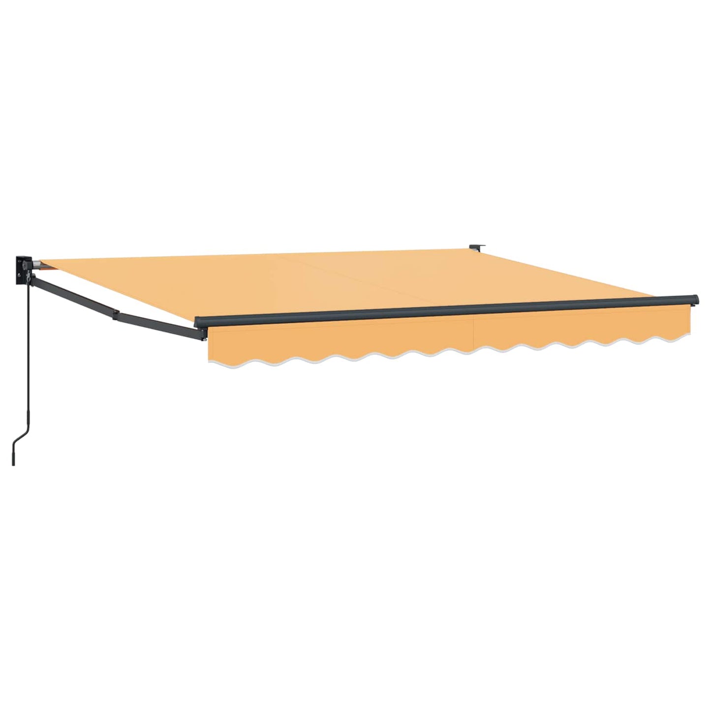 Retractable Awning Sand 4 x 2 m 100% Polyester and Aluminium