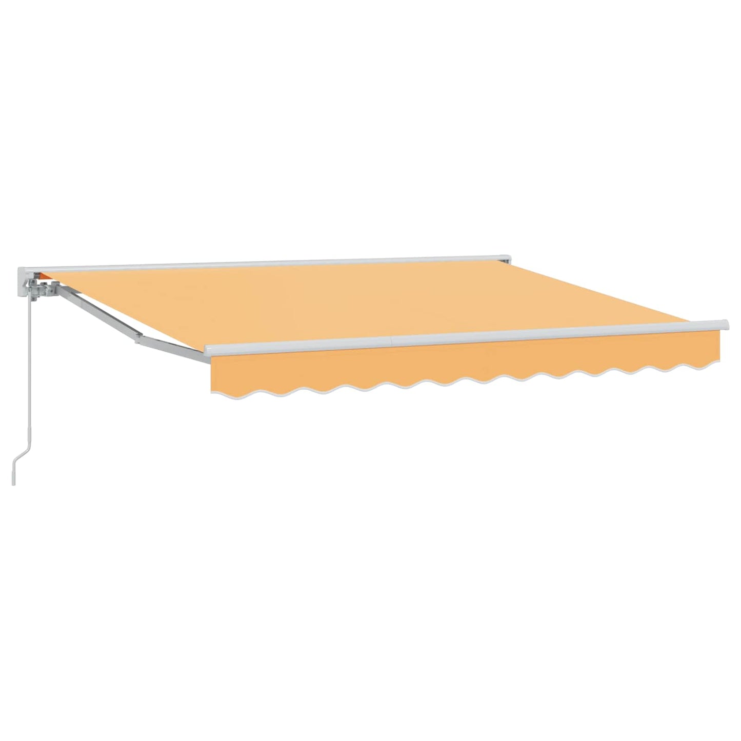 Retractable Awning Sand 4 x 2 m Polyester and Aluminium