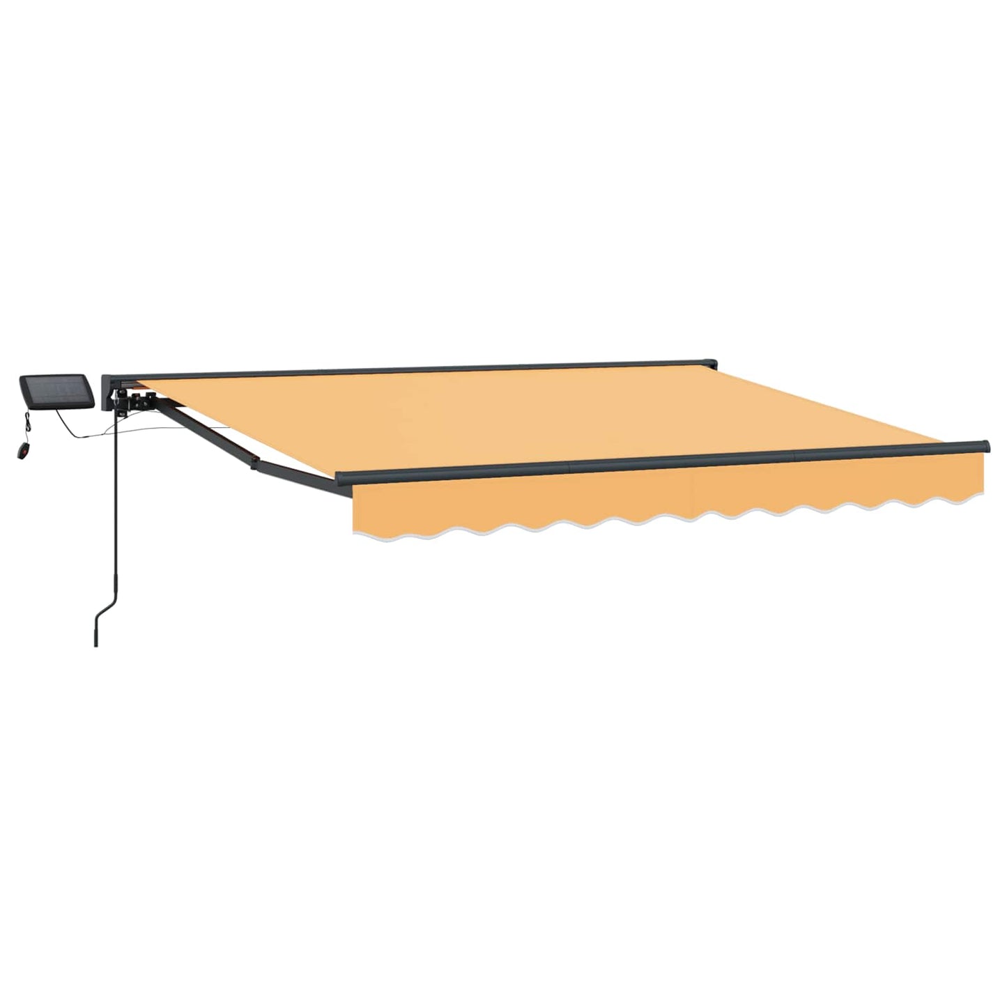 Manual Awning Frame with LEDs Sand 3 x 2.5 m