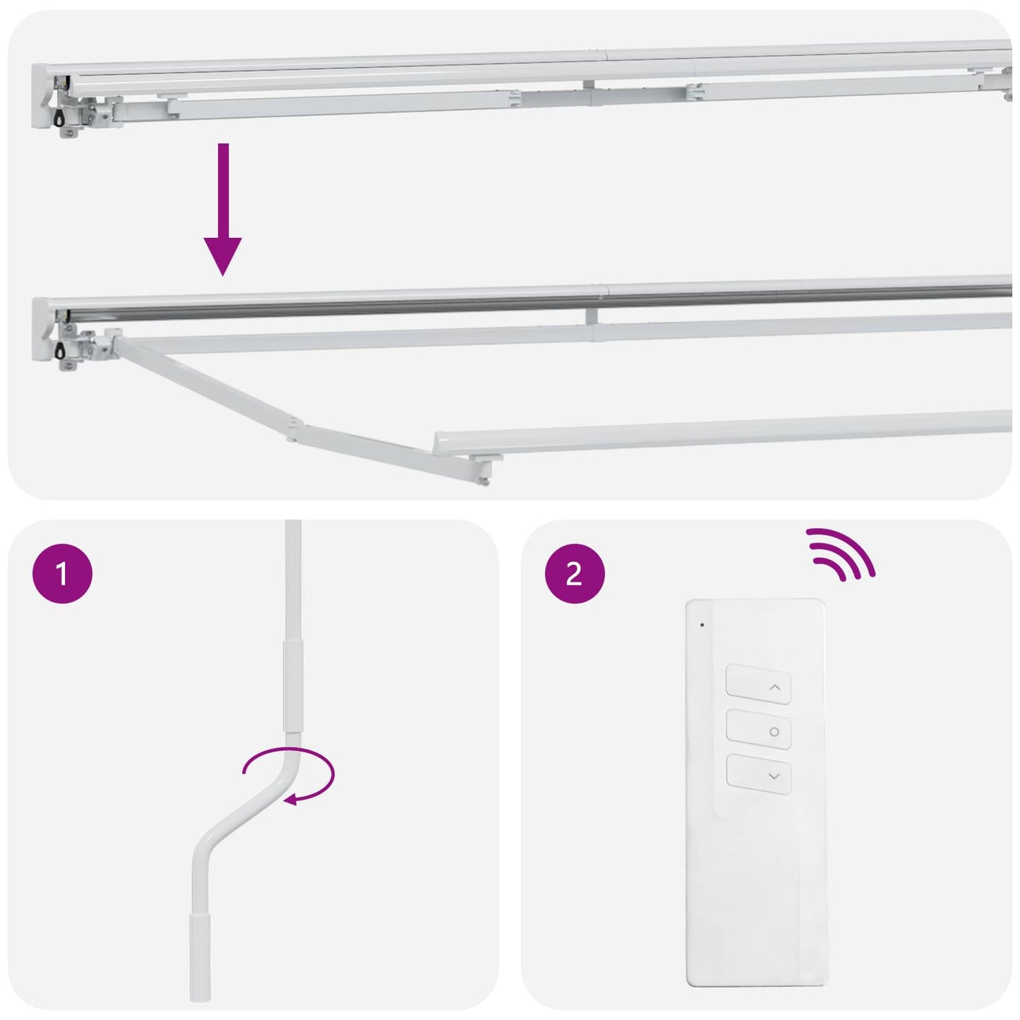 Electric Retractable Awning Sand 3 x 2.5 m