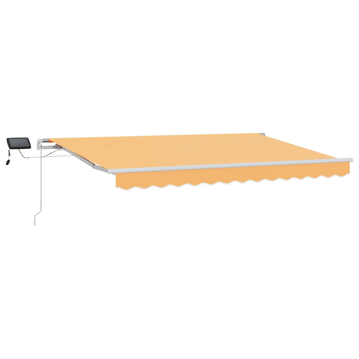 Retractable Awning Sand 400 x 350 cm Fabric and Steel