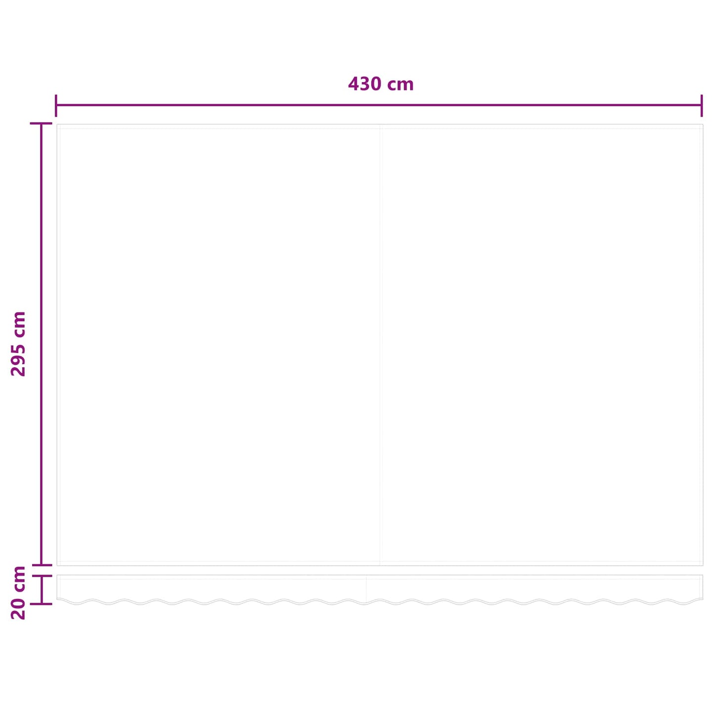 Retractable Awning Sand 450 x 300 cm Fabric