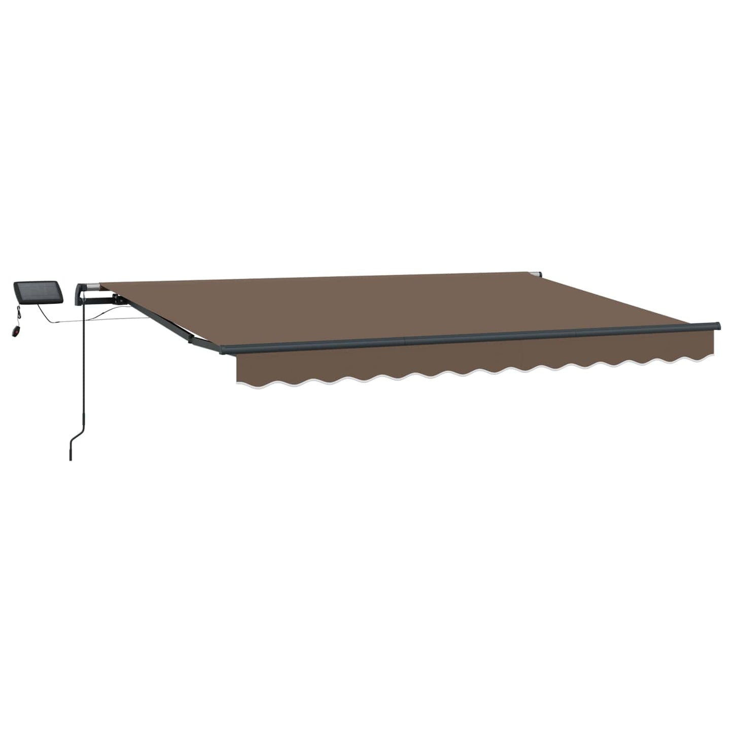 Retractable Awning Taupe 450 x 300 cm Fabric