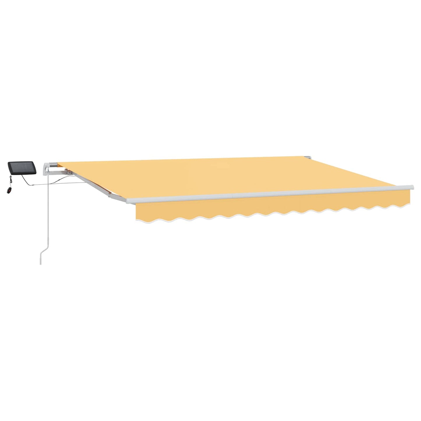 Retractable Awning Sand 600 x 300 cm Fabric and Aluminium