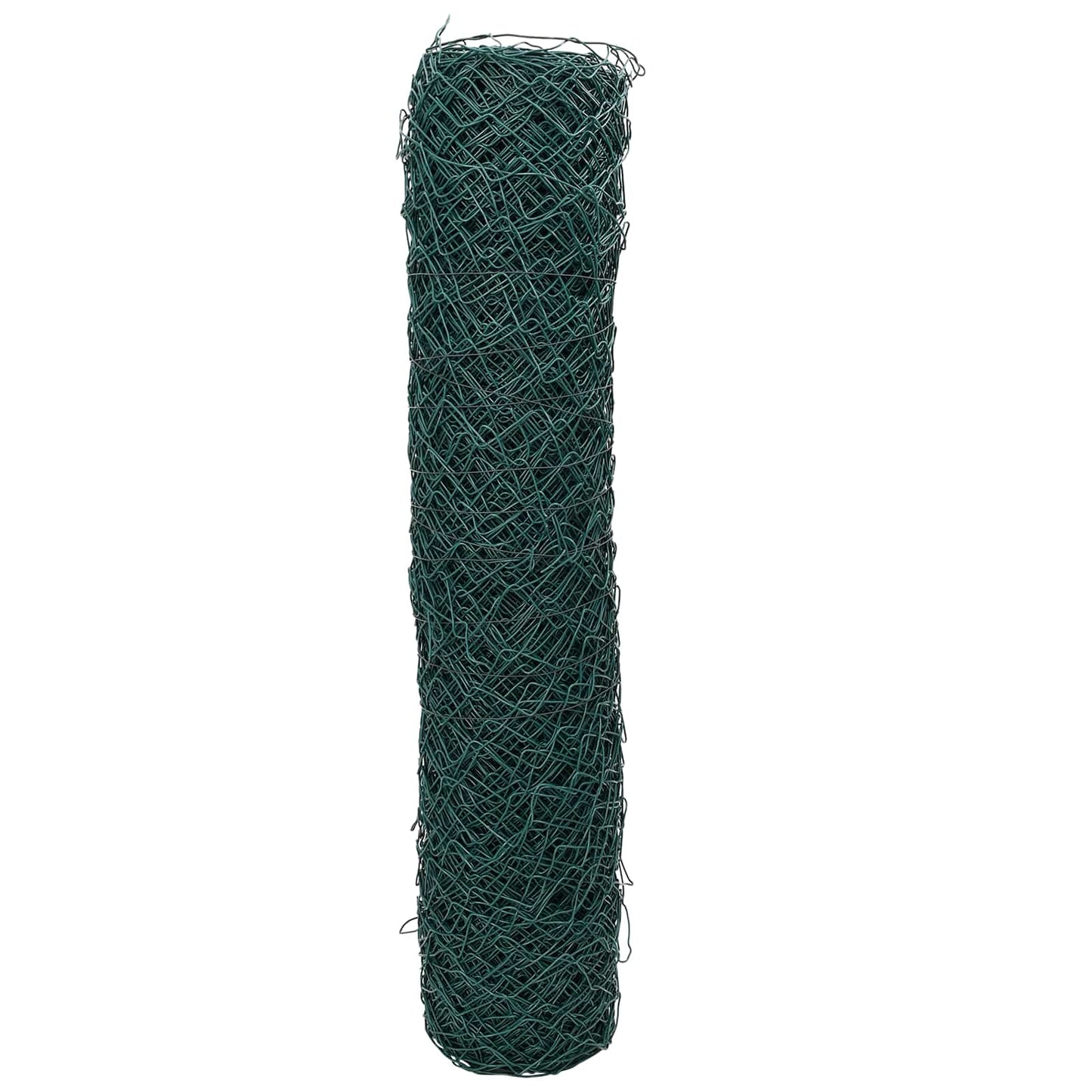 Chain Link Fence Green 2 x 10 m Steel