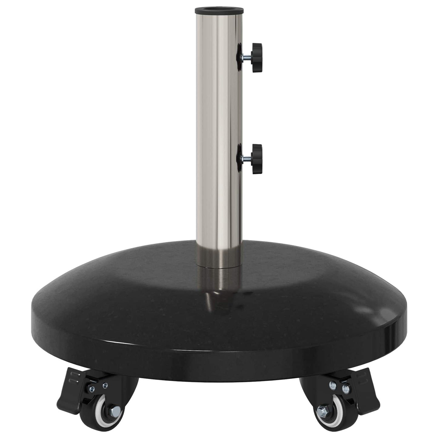 Granite Parasol Base with Wheels for 40-50 mm Pole 29 kg Black
