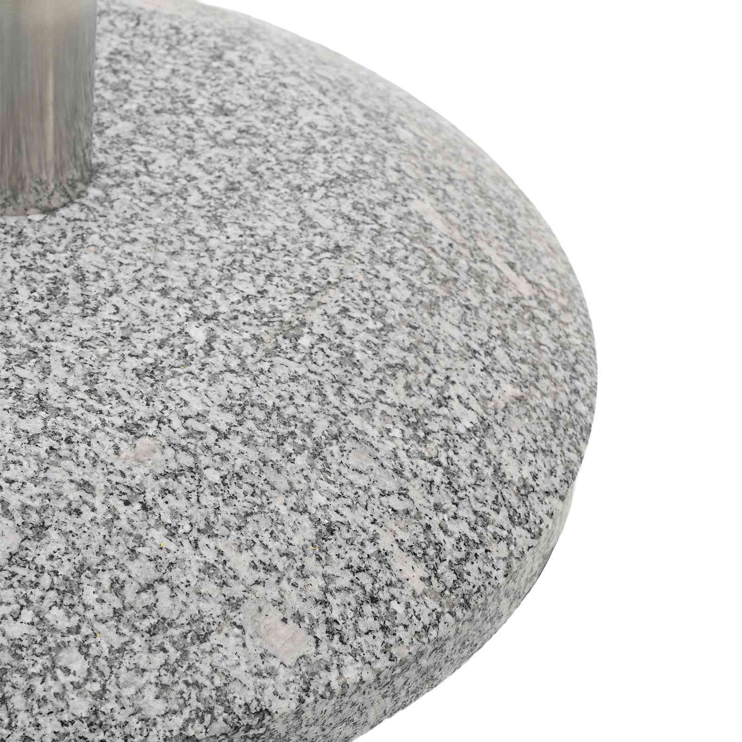 Granite Parasol Base with Wheels for 4-5 cm Pole 27.2 kg Grey