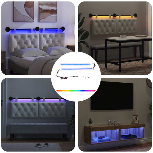 LED Strip 110 cm Multicolour PVC