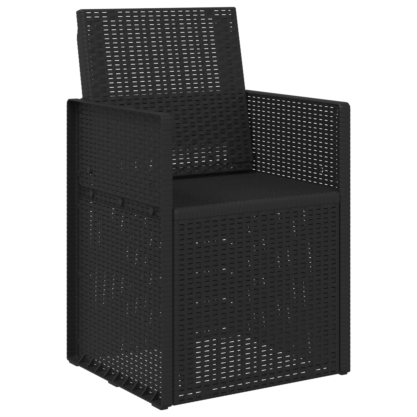 Garden Dining Chairs 2 pcs Anthracite 53 x 47 x 88.5 cm PP