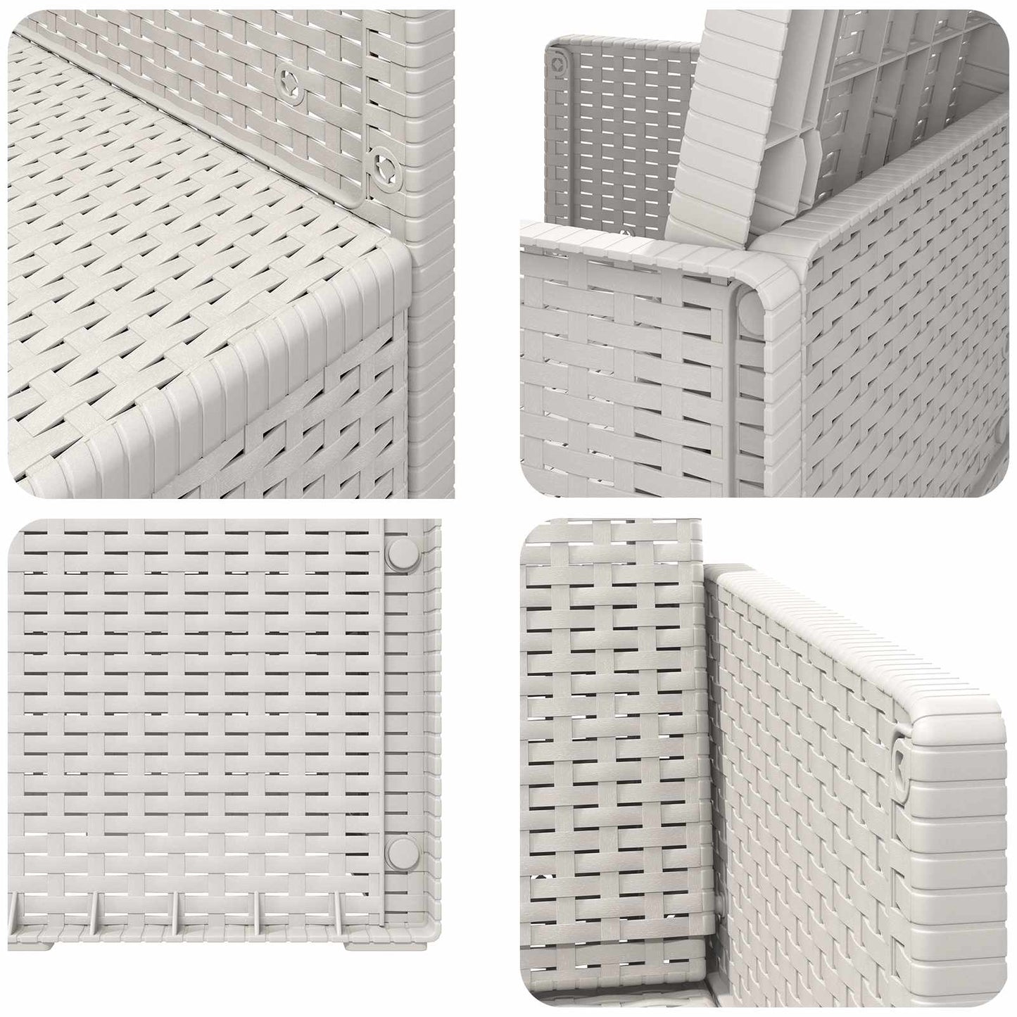 Garden Dining Chairs 2 pcs White PP