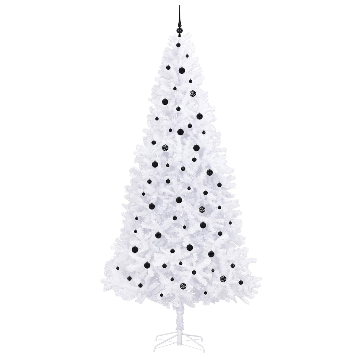 Artificial Christmas Tree with Stand White 300 cm PVC and Steel