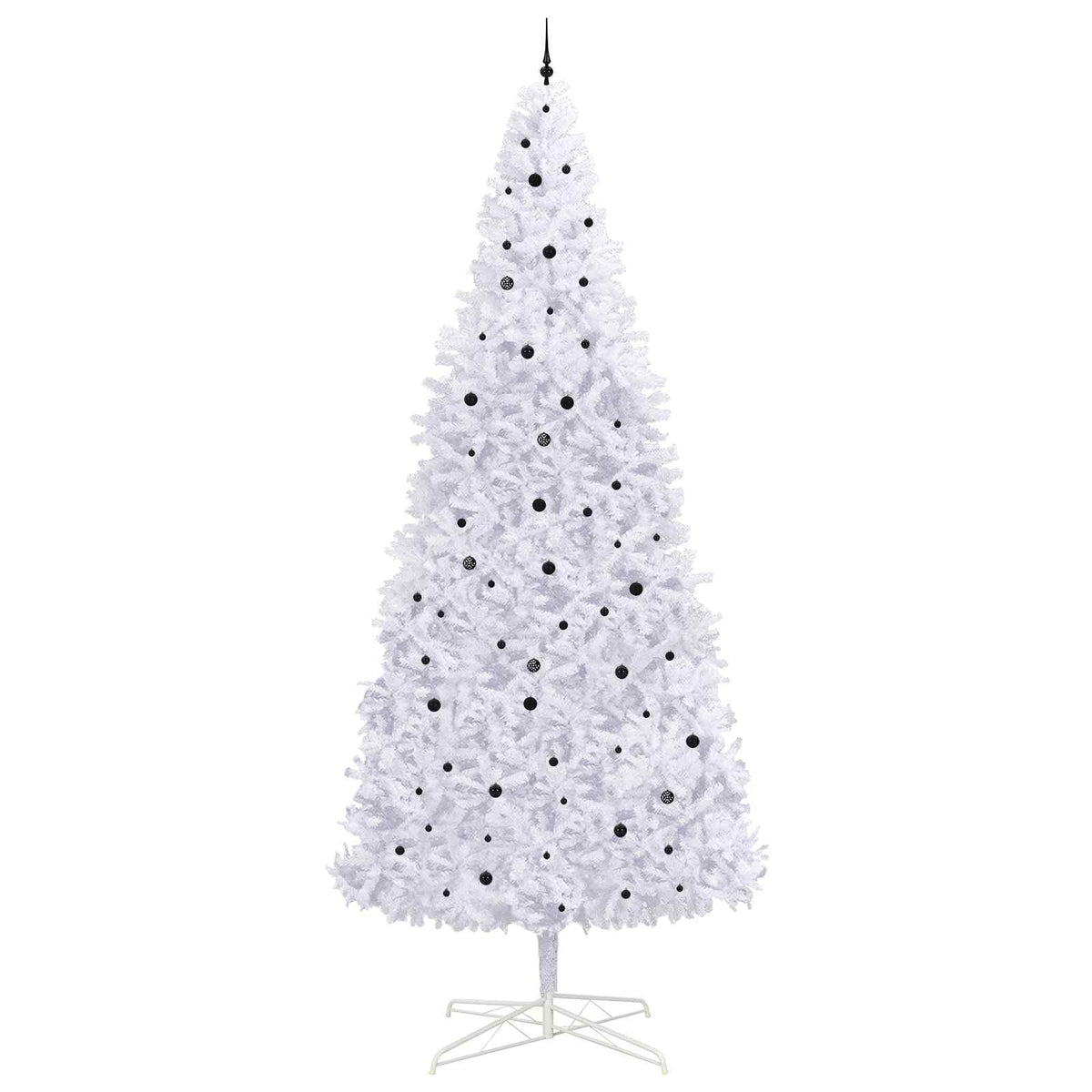 Artificial Christmas Tree with Stand White 400 cm PVC and Steel