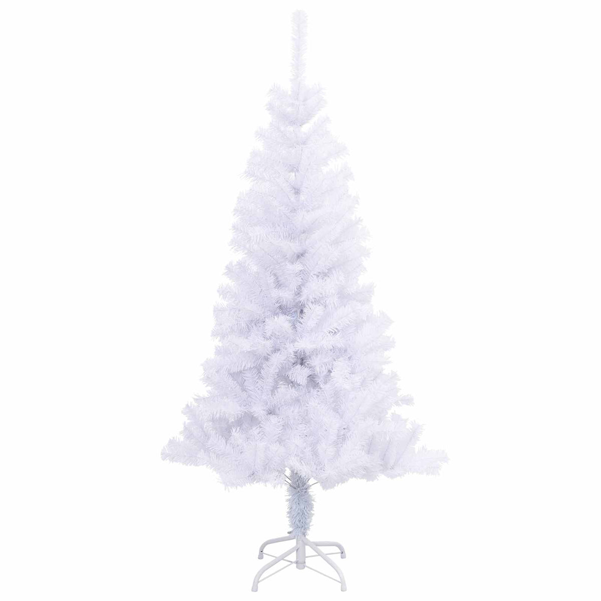 Artificial Christmas Tree with Stand White 120 cm PVC and Steel