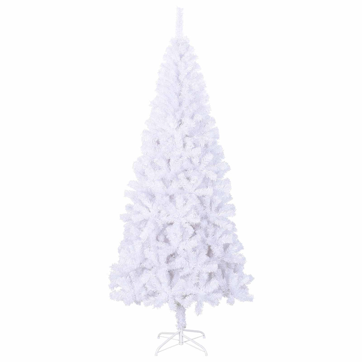 Artificial Christmas Tree with Stand White 180 cm PVC and Steel