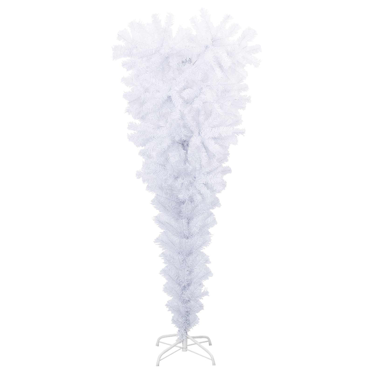 Artificial Christmas Tree with Stand White 120 cm PVC and Steel