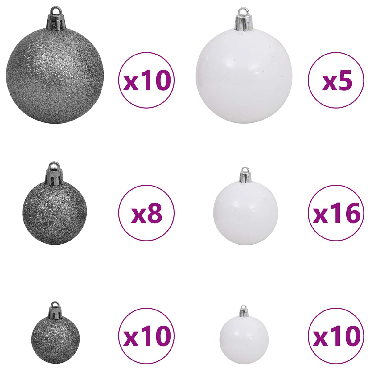 Artificial Christmas Tree with Stand White 210 cm PVC and Steel