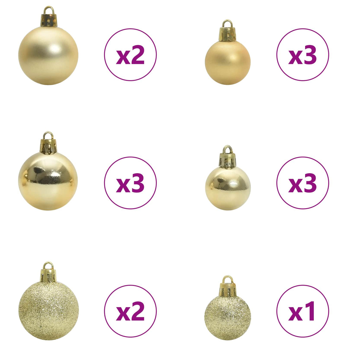 Artificial Christmas Tree White 120 cm PVC and Steel