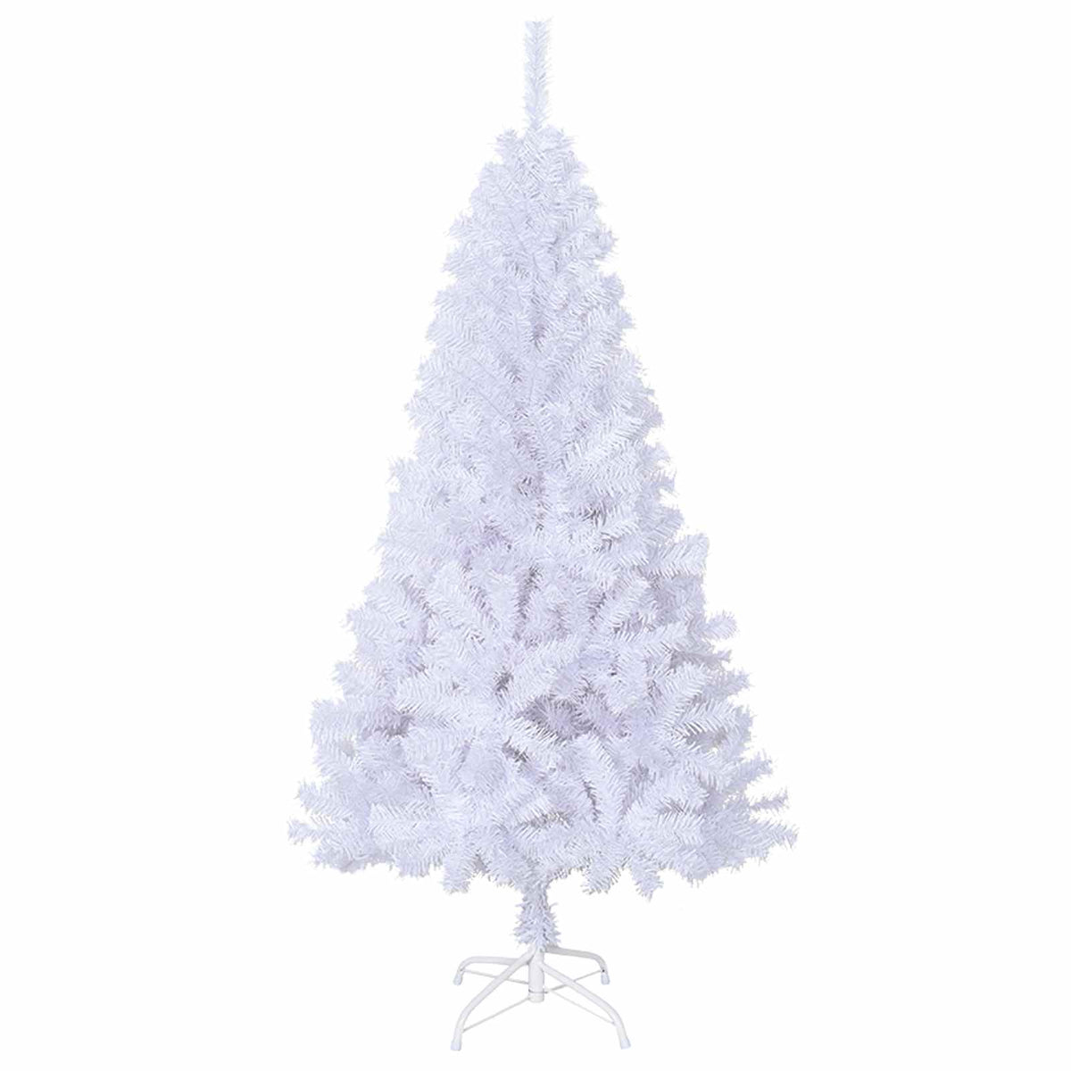 Artificial Christmas Tree White 150 cm PVC and Steel