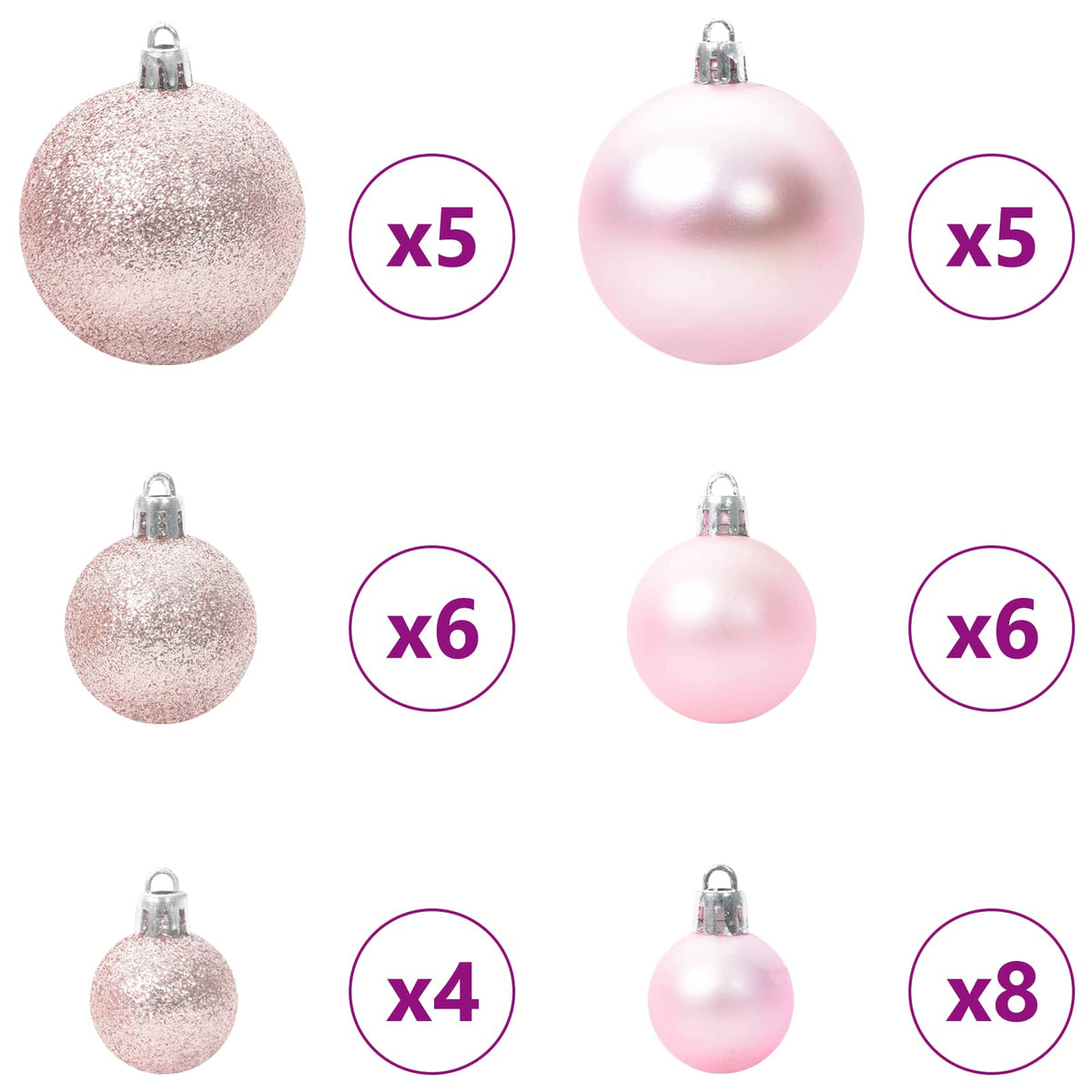 Artificial Christmas Tree White 150 cm PVC and Steel