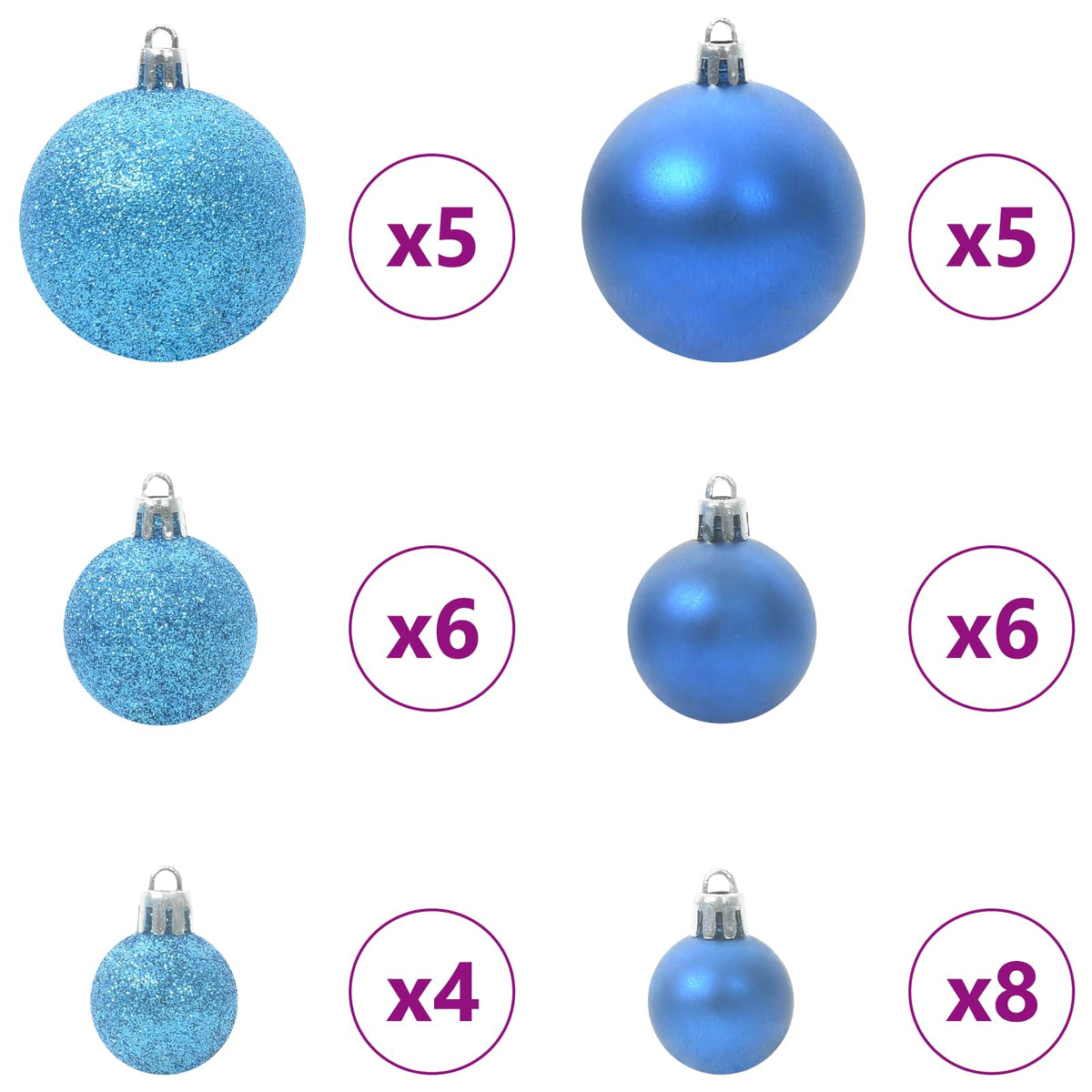 Artificial Christmas Tree White 150 cm PVC and Steel