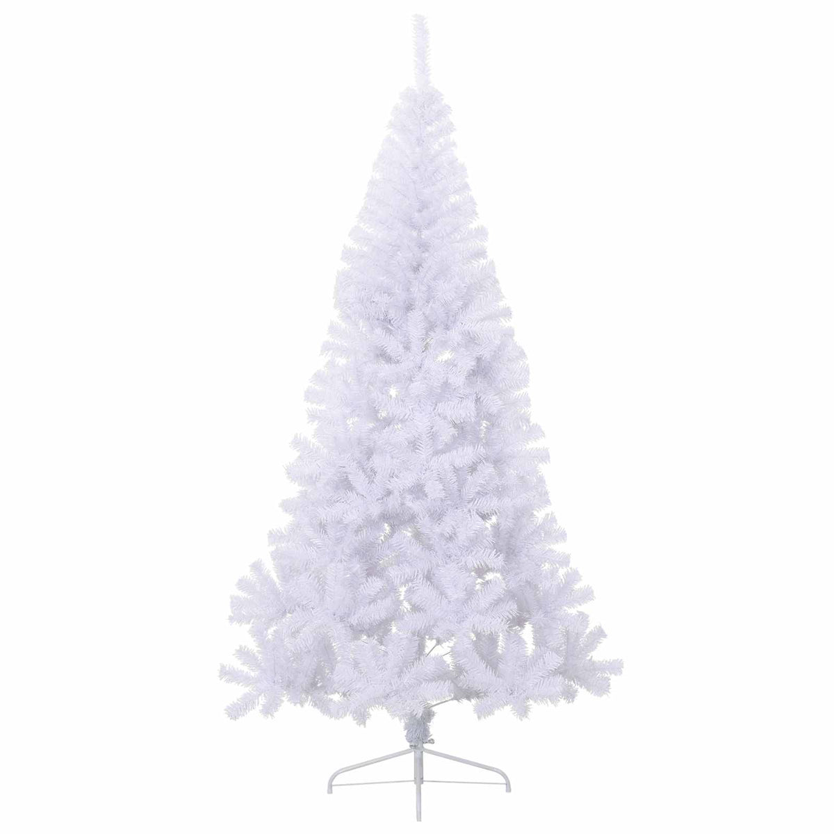Artificial Christmas Tree with Stand White 180 cm PVC and Steel