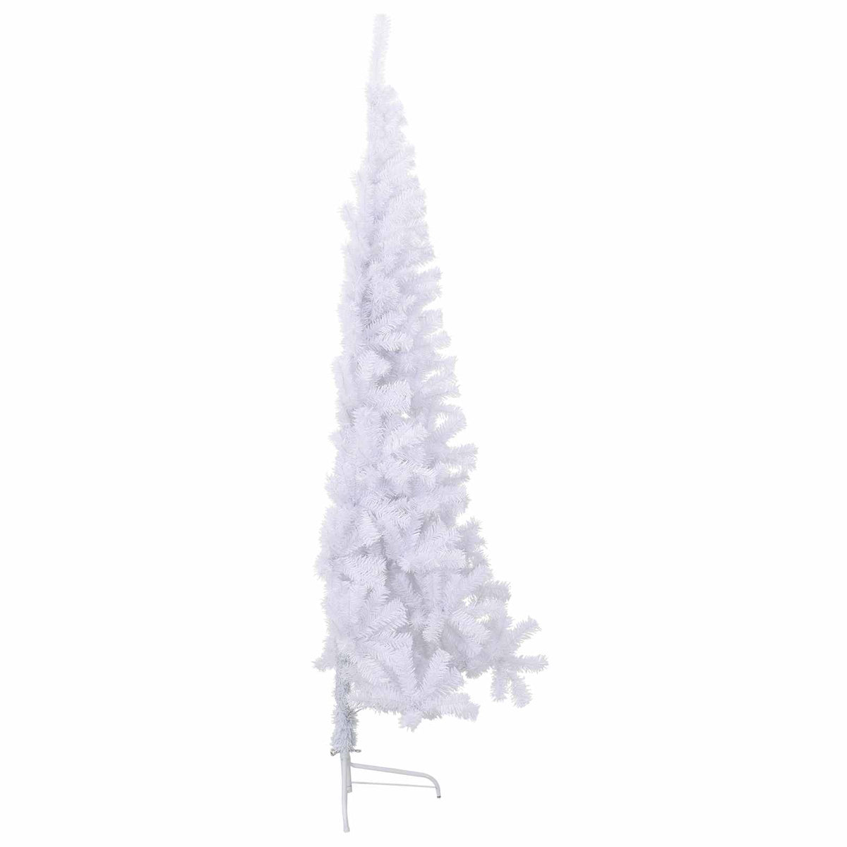 Artificial Christmas Tree with Stand White 180 cm PVC and Steel