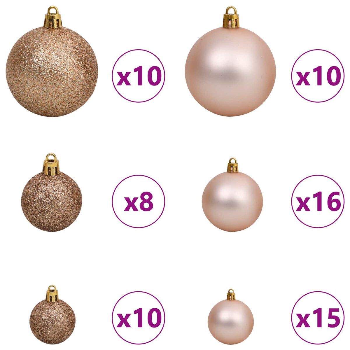 Artificial Christmas Tree White 240 cm PVC and Steel